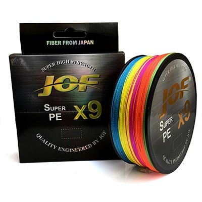 Linha JOF Multifilamento X9 Fios Trançados 100m