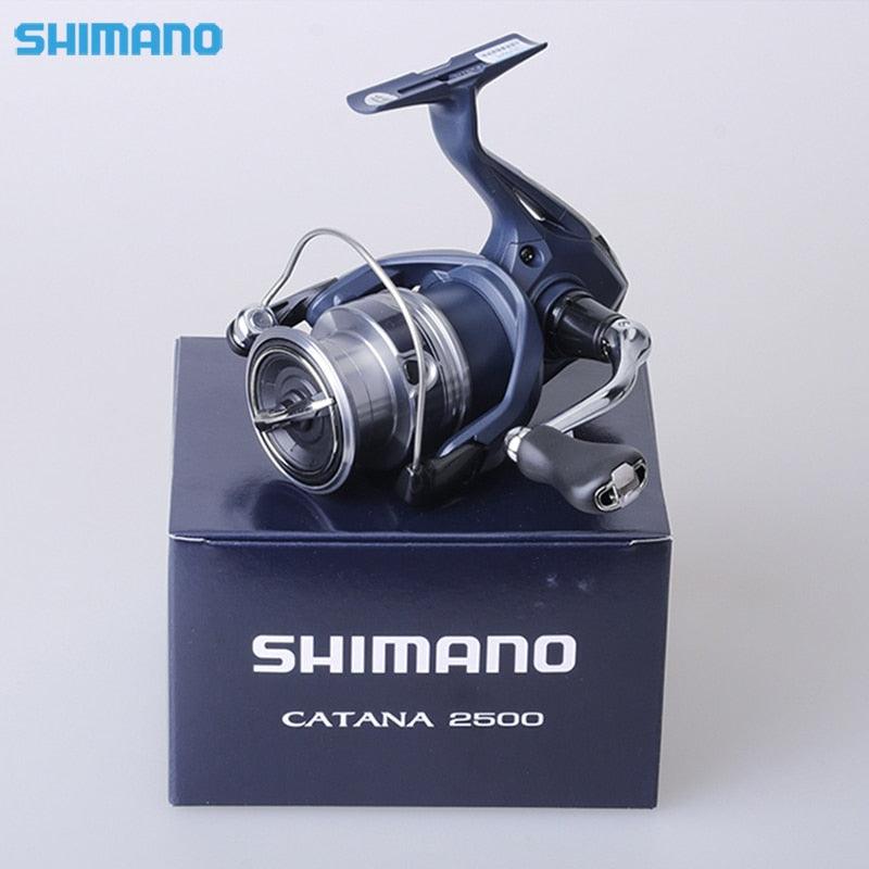 Molinete SHIMANO CATANA 2023 - Series 1000/2500/4000 - 3 a 8,5KG de Drag - 2+1 Rolamentos