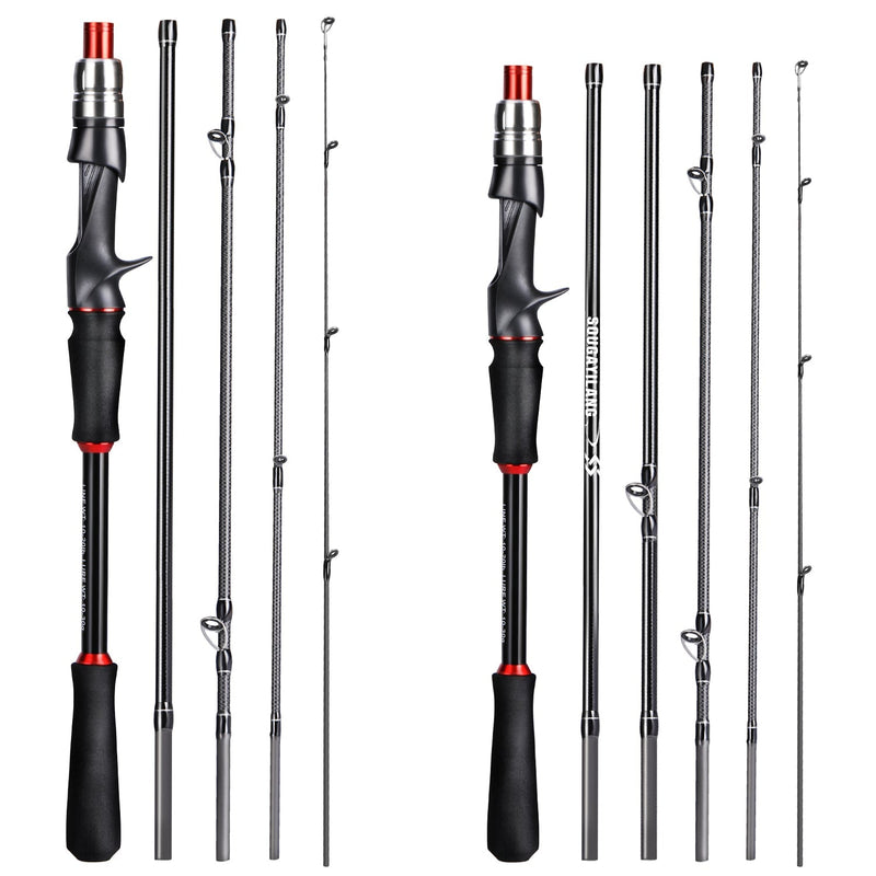 Vara de pesca Carbon de fibra de carbono 1.80m