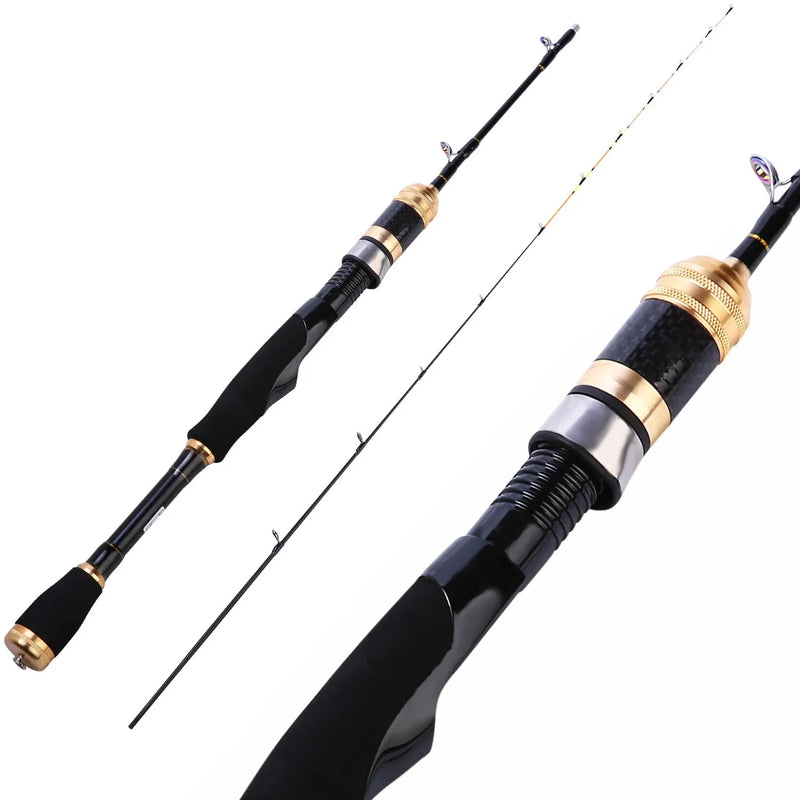 Vara de Pesca Elite de Fibra de Carbono 25lbs - 2 SEÇÕES/1,20m